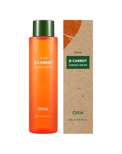 Тонер-эссенция на основе гидролата органической моркови Vegan Beta-Carrot Essence Water 200.0 Ottie