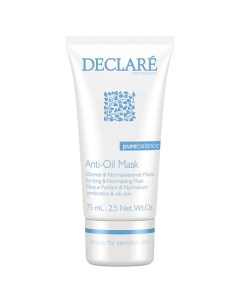 Маска для лица для жирной и проблемной кожи Pure Balance Anti-Oil Mask Declare