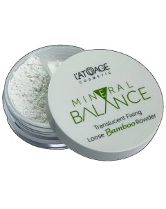 Пудра минеральная Mineral Balance рассыпчатая бамбуковая L'atuage cosmetic