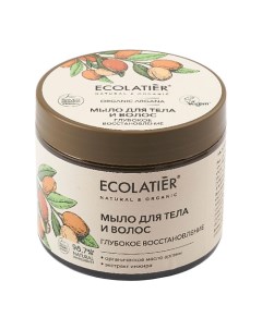 GREEN Мыло для тела и волос Глубокое восстановление ORGANIC ARGANA 350.0 Ecolatier