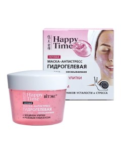 Маска для лица антистресс гидрогелевая ночная несмываемая HAPPY TIME 90.0 Витэкс