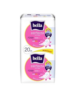 Прокладки ультратонкие Perfecta Ultra Rose deo fresh 20.0 Bella