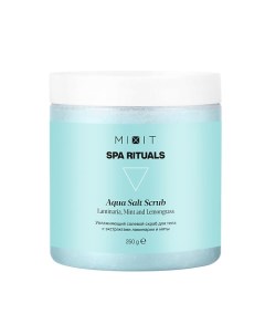 Увлажняющий солевой скраб для тела с экстрактами ламинарии и мяты SPA RITUALS Aqua Salt Scrub Mixit