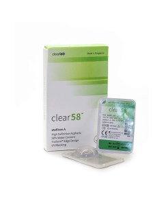 Контактные линзы Clear 58 Clearlab