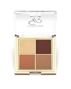 Тени для век QUATTRO eyeshadow palette Golden rose