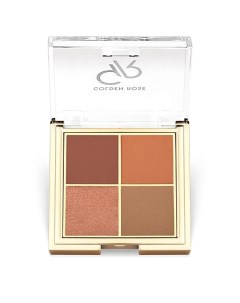 Тени для век QUATTRO eyeshadow palette Golden rose