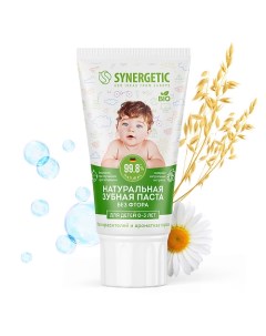 Детская зубная паста липа и ромашка, от 0 до 3 лет 50 Synergetic