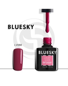 Гель лак Luxury Silver Бургундское вино Bluesky