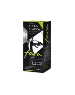 Стойкая крем краска для бровей и ресниц Fara