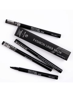 Маркер для бровей эффект микроблейдинга Fashion Liner Brow Подводка фломастер тинт Brit hair