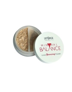 Пудра бронзер Рассыпчатая Минеральная MINERAL BALANCE L'atuage cosmetic