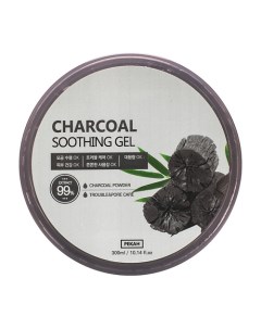 Универсальный гель для лица и тела с чёрным углём Charcoal Soothing Gel Pekah