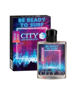 Туалетная вода мужская CITY 3D Neon Surf 90.0 City parfum