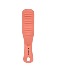 Педикюрная пилка с микромассажем Персиковый коралл 80 150 Pedicure nailfile with micromassage Living Solomeya