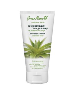 Гель для лица тонизирующий Алоэ Вера и лимон Aromaenergy Gel Tonifiant Pour le Visage Green mama