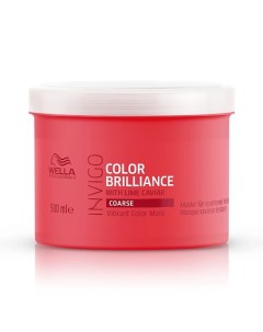 Маска-уход для защиты цвета окрашенных жестких волос INVIGO Color Brilliance 500.0 Wella professionals