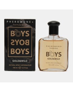 Парфюмированный лосьон с феромонами Boys Gold & Wild древесные пряные 100.0 Formula sexy