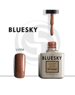 Гель лак Luxury Silver Шелковый платок Bluesky