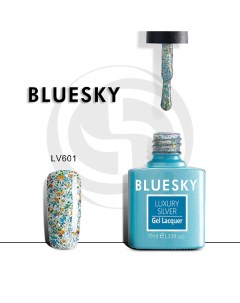 Гель лак Luxury Silver Новогодний маскарад Bluesky