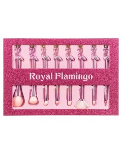 Набор кистей для макияжа ROYAL FLAMINGO Лэтуаль