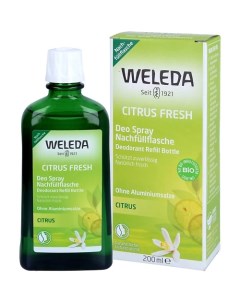 Натуральный цитрусовый дезодорант-спрей Citrus Fresh DeoSpray 200.0 Weleda