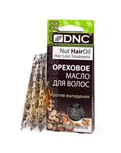 Масло ореховое для волос питательное против выпадения Nut Hair Oil Dnc