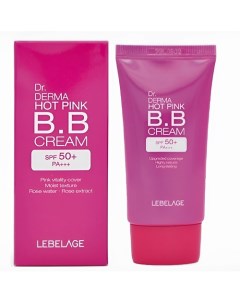 Dr. Derma Hot Pink Увлажняющий ВВ крем SPF50+ PA+++ Lebelage