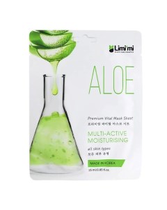 Multi-Active Mask Sheet ALOE Мультиактивная тканевая маска с Алоэ Limi'mi