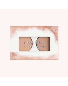 Компактные тени для век Bright Eyes Eyeshadow Duo Lumene