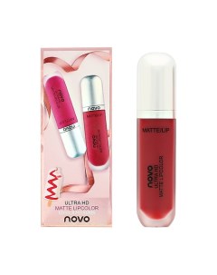 Помада для губ ULTRA HD MATTE LIPCOLOR матовая жидкая Novo