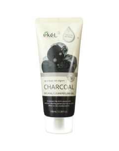 Гель для умывания скатка с древесным углем Gel Charcoal 100.0 Ekel