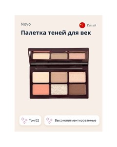 Палетка теней для век CHOCOLATE PALETTE Novo