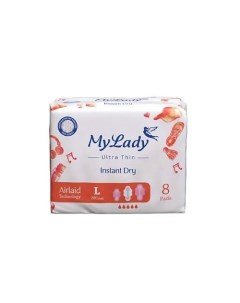 Ультратонкие прокладки Instant Dry L 8 0 Mylady