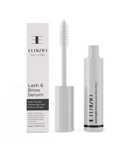 Сыворотка для роста ресниц и бровей с мульти пептидами Lash&Brow Serum 4.0 Elnizio