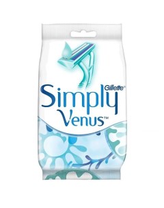 Одноразовая женская бритва с 2 лезвиями Simply Venus Gillette