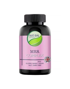 Биологически активная добавка к пище для женщин "Mrs. Complex" Nat bal nutrition