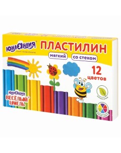 Пластилин мягкий Весёлый шмель 1 Юнландия