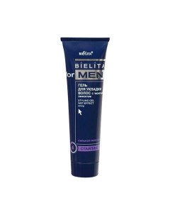 Гель для укладки волос с мокрым эффектом сильной фиксации Bielita For Men 100 0 Belita