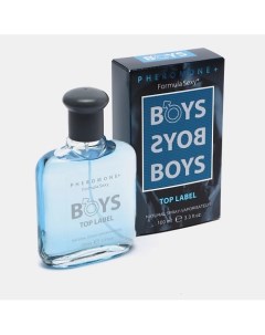 Парфюмированный лосьон с феромонами Boys Top Label цитрусовые пряные древесные 100.0 Formula sexy