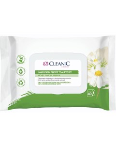 Влажная туалетная бумага с ромашкой 40.0 Cleanic