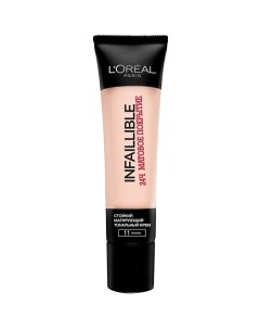 L'OREAL Cтойкий тональный крем 24ч Матовое покрытие Infaillible L'oreal paris