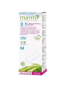 Гигиенические прокладки 2 в 1 Soft Maxi Plus на каждый день и для дней цикла 24.0 Masmi