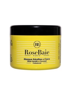 Маска для волос кератиновая с экстрактом кокоса Masque Keratine X Coco Rb rosebaie paris