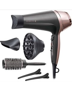 Фен для волос Curl & Straight Confidence D5706, черный Remington