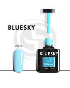 Гель лак Luxury Silver Голубая лагуна Bluesky