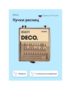 Пучки ресниц с плоским основанием 1.0 Deco.