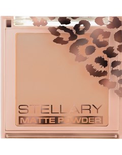 Компактная пудра для лица шелковистая текстура с матирующим эффектом Pressed Powder Stellary