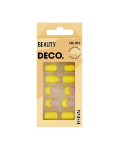 Набор накладных ногтей с клеевыми стикерами BEAUTY Deco.