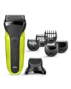 Электробритва Series 3 Shave&Style 300bt Green Braun