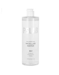 Мультиактивная мицеллярная вода с гиалуроновой кислотой 3 в 1 Micellar Water Hyaluronic Acid Ps.lab